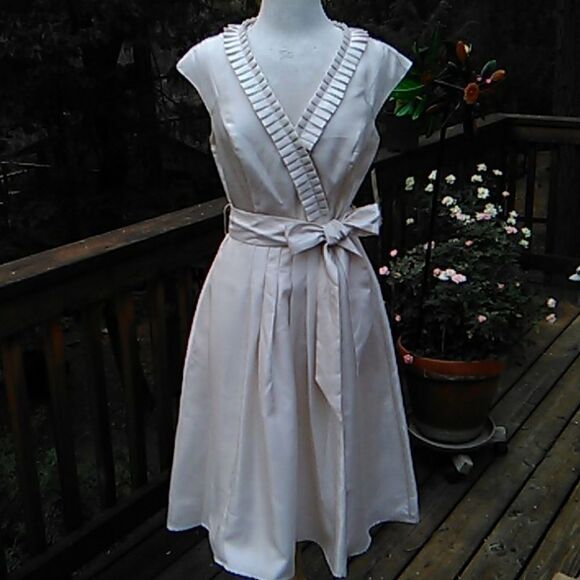 NWT Sangria Dressy Wrap Front Dress - Picture 1 of 15